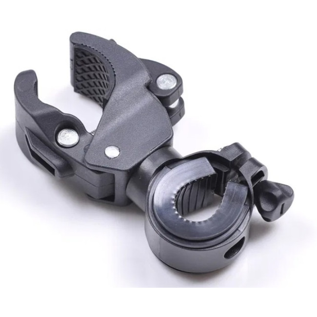 Кріплення для вело фари, насоса, поворотне, на кермо або вилку (5038)