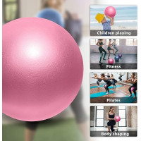 М'яч для пілатесу PROIRON 25 см, міні-м'яч, маленький м'яч для вправ, розовий (0026)