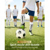 Модернізовані щитки AirsFish для гомілок для футболу для дітей, захисне спорядження, біло-чорний (2030) № 4