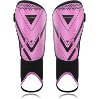 Модернізовані щитки AirsFish FOOT2 для гомілок для футболу для дітей, захисне спорядження, рожевий (2044)
