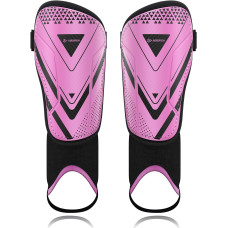 Модернізовані щитки AirsFish FOOT2 для гомілок для футболу для дітей, захисне спорядження, рожевий (2044)