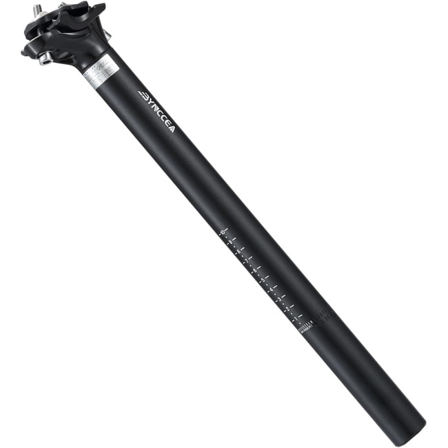 Підсідельний штирь велосипеда Bynccea 27,2 30,9 31,6 мм з алюмінієвого сплаву, чорний (3139)