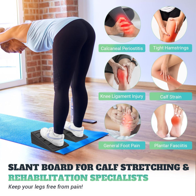 Похила дошка NOONCRAZY SB-52 для розтяжки литкових м'язів для тренувань (3149)