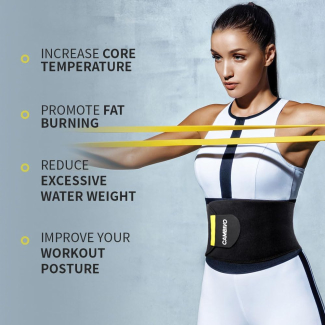 Пояс для талии CAMBIVO WT10, черный (3015)