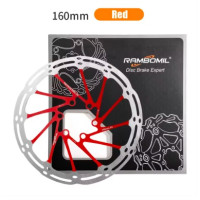 RAMBOMIL Гальмівний ротор дискового гальма 160 мм з 6 болтами, червоний (5043)