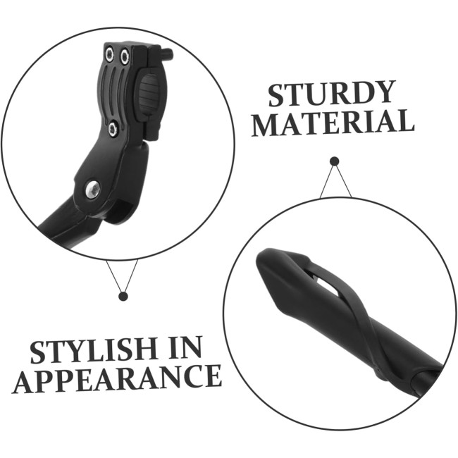 Регульована алюмінієва підставка для велосипеда STOBAZA з подвійними отворами (3141)