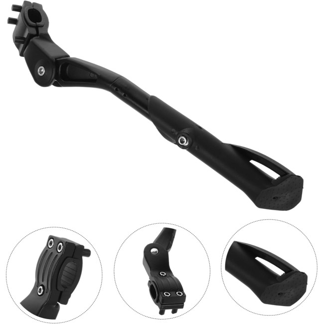 Регульована алюмінієва підставка для велосипеда STOBAZA з подвійними отворами (3141)