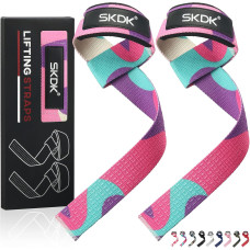 SKDK Стрічки для силових тренувань в тренажерному залі, камуфляжний фіолетовий (5089)