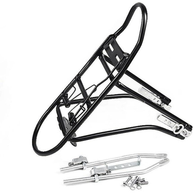 Складні задні багажники Lizusidtsy для велосипедів, чорний (3190)