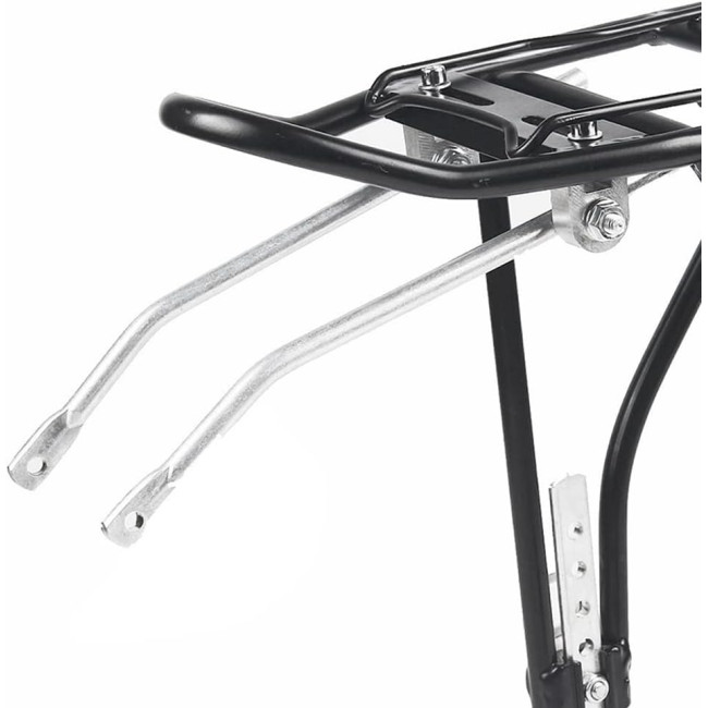 Складні задні багажники Lizusidtsy для велосипедів, чорний (3190)