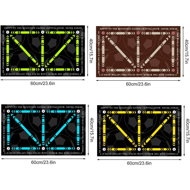 Тренировочный коврик для футбола Generic 40 x 60 см, синий (4157)