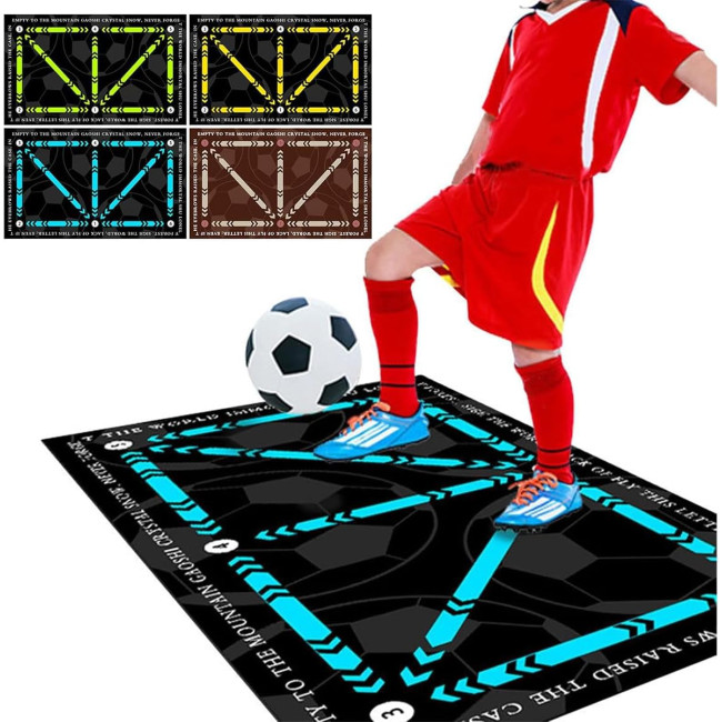 Тренировочный коврик для футбола Generic 40 x 60 см, синий (4157)