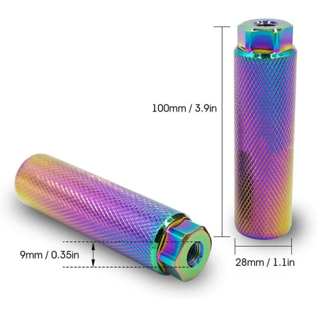 Велосипедні кілочки ARMYJY з алюмінієвого сплаву для гірського велосипеда, фіолетовий (4008)
