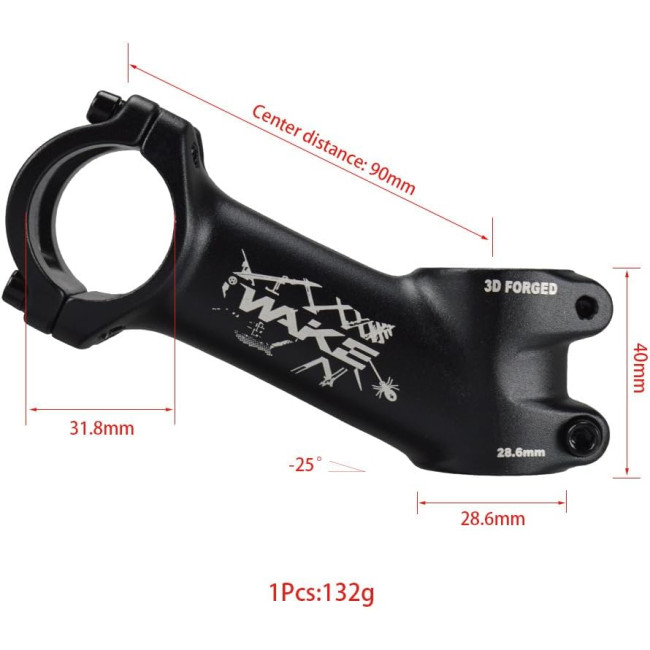 Вынос руля YoGaes для велосипеда, ультралегкий, 25-35 градусов (4130)