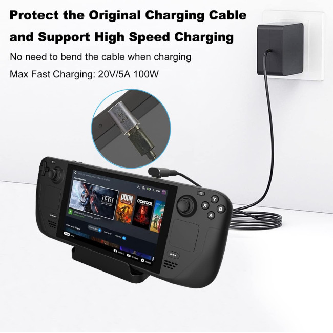 Адаптер AreMe USB-C чоловічий-жіночий з прямим кутом 90 градусів, подовжувач адаптера Type-C з 90-градусним роз'ємом (0194)