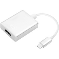 Адаптер YACSEJAO USB C на HDMI 4K, білий (4127)