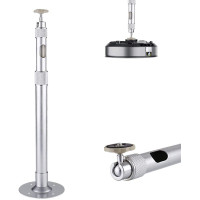  Алюмінієвий кронштейн Alexvyan для камери відеоспостереження, нучкий кронштейн для внутрішнього та зовнішнього використання, срібний (0077)