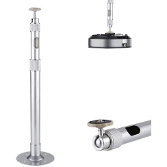  Алюмінієвий кронштейн Alexvyan для камери відеоспостереження, нучкий кронштейн для внутрішнього та зовнішнього використання, срібний (0077)