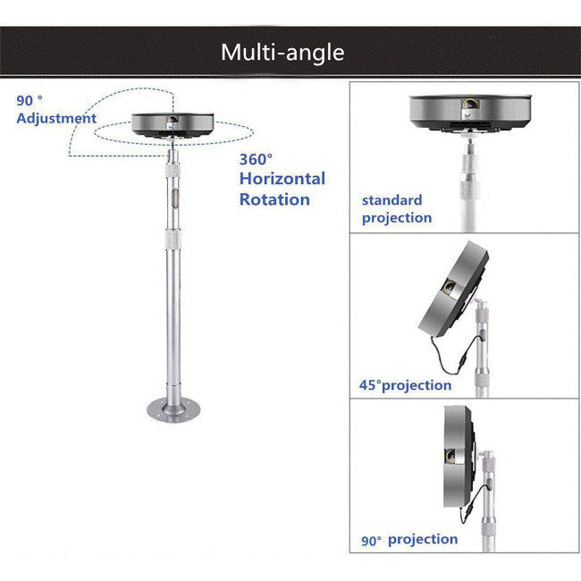  Алюмінієвий кронштейн Alexvyan для камери відеоспостереження, нучкий кронштейн для внутрішнього та зовнішнього використання, срібний (0077)