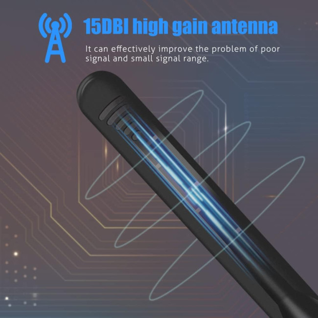 Антена Greatzer 4G 5G LTE Mimo Всеспрямована 600-6000 МГц, підсилювач сигналу для приміщень та вулиці, з кабелем 3 м (0189)