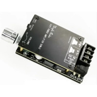 Аудио усилитель TPA3116 2.0, 2х50Вт, 5-27В, Bluetooth 5.0, AUX, ZK-502C (0165)