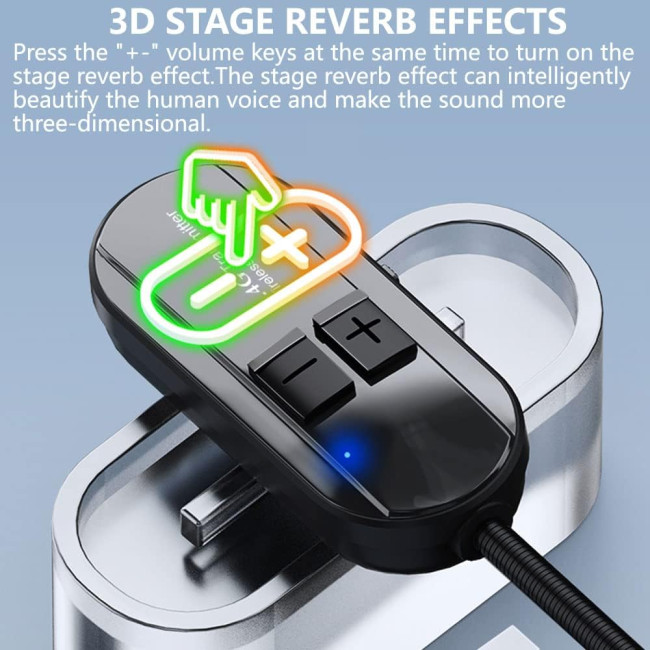 Бездротові навушники-мікрофони VOVIGGOL G103, бездротова мікрофонна система 2.4G та ручний мікрофон 2 в 1 (2065)
