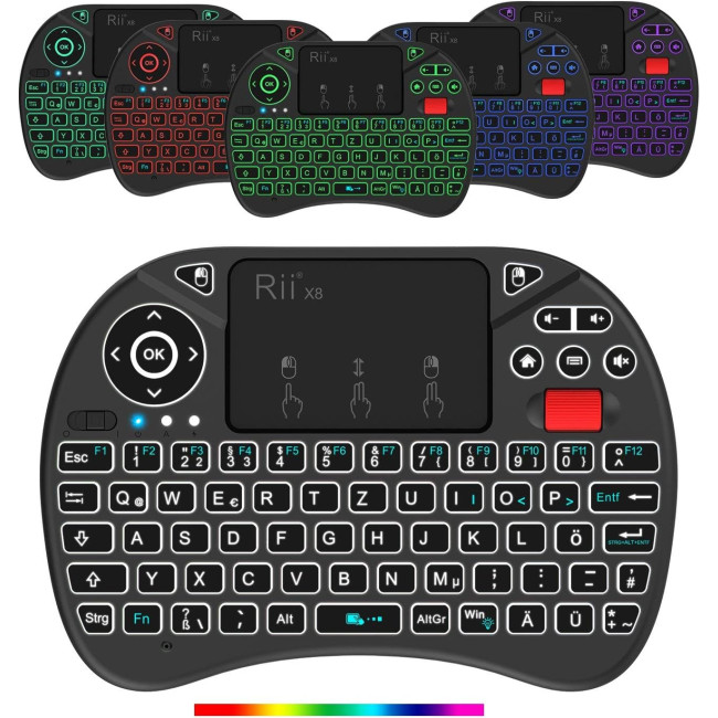 Бездротова клавіатура Rii Mini з тачпадом (3160)