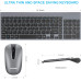 Бездротова клавіатура та миша LeadsaiL LX-008, сірий (4178) № 3