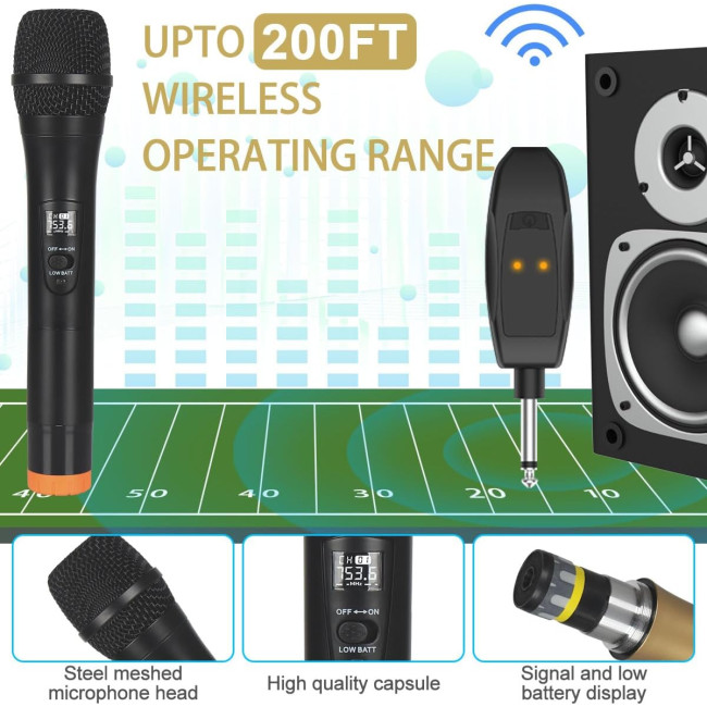 Бездротовий мікрофон ALPOWL WXM, чорний (3056)