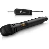 Бездротовий мікрофон TONOR TW310, ручний динамічний мікрофон UHF для караоке-машини, діджея, чорний (0197)