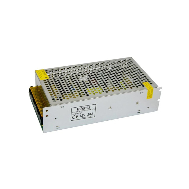 Блок живлення імпульсний Power Supply S-240-12" 12 В 20 А 240 Вт AC-DC (0174)