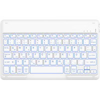 Bluetooth-клавиатура EasyAcc K02, совместимая с iPad Air/iPad Pro/iPad, ярко-белая (3040)