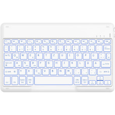 Bluetooth-клавіатура EasyAcc ‎K02, сумісна з iPad Air/iPad Pro/iPad, яскраво-біла (3040)