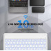 Bluetooth-клавіатура EasyAcc ‎K02, сумісна з iPad Air/iPad Pro/iPad, яскраво-біла (3040) № 4