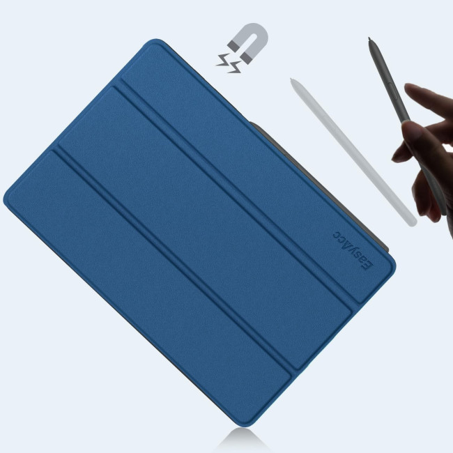 Чехол EasyAcc для Samsung Galaxy Tab S6 Lite 2024 2022 2020 10.4 дюймов с защитной пленкой для экрана – ультратонкий, синий (2056)