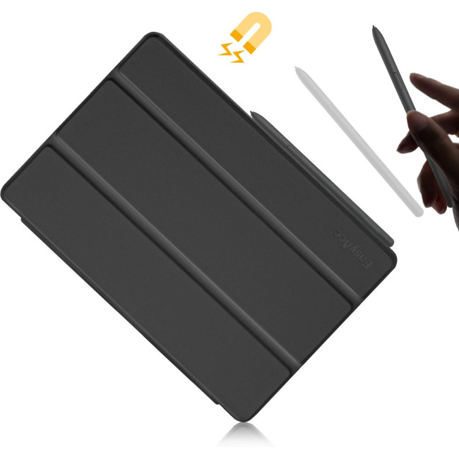 Чохол EasyAcc SXTS6L для Samsung Galaxy Tab S6 Lite 2024/2022/2020 10.4 дюймів, ультратонкий з підставкою, чорний (2036)