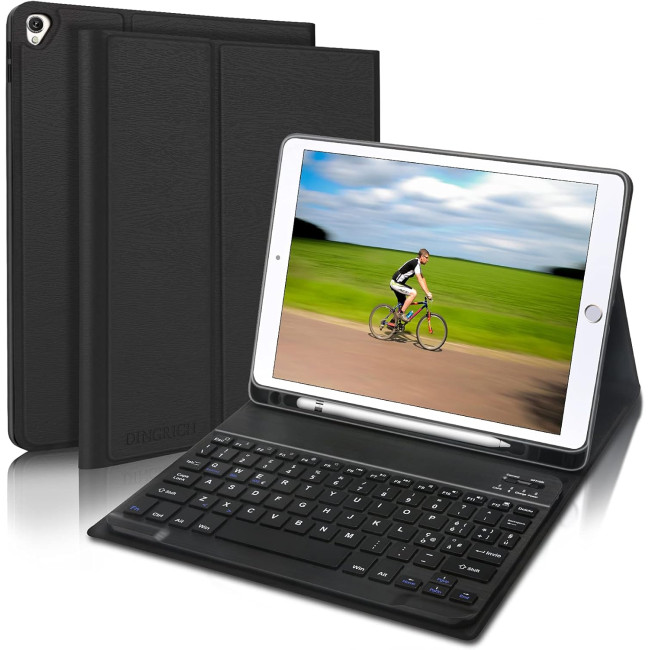 Чехол-клавиатура D DINGRICH для iPad 10.2 9-го/8-го/7-го поколения 2021/2020/2019, черный (3099)
