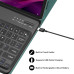 Чохол-клавіатура для Lenovo Tab P12 12.7", темно-зелений (2134) № 4