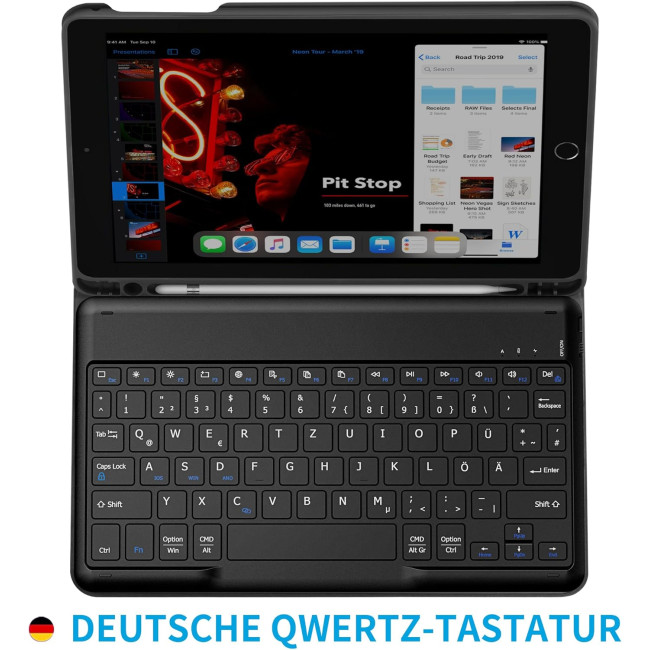 Чохол-клавіатура EasyAcc K02,  сумісний з iPad 6-го покоління, чорний (3037)