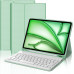 Чохол-клавіатура FOGARI для iPad Air 11 (M3 2025/M2 2024), світло-зелений (2141) № 