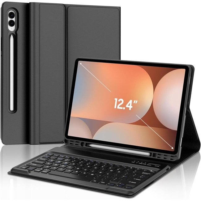 Чохол-клавіатура FOGARI для Samsung Galaxy Tab S10 Plus 12.4 дюйма, чорний (2130)
