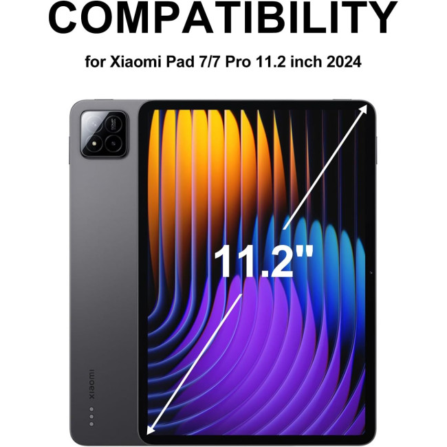 Чохол-клавіатура FOGARI для Xiaomi Pad 7 Pro 2024, чорний (2155)