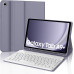 Чохол-клавіатура JADEMALL AZERTY для Galaxy Tab A9+/Tab A9 Plus 2023 11 дюймів, фіолетовий (3091) № 