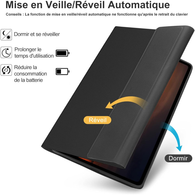 Чохол-клавіатура JADEMALL Clavier Samsung Tab S6 Lite 2024, чорний (3092)