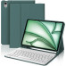 Чохол-клавіатура JADEMALL для iPad Air 11 дюймів 2025 M3, темно-зелена (3080) № 