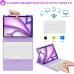 Чохол-клавіатура JADEMALL для iPad Air 11" M3 2025/M2 2024, світло-фіолетовий (3076) № 2