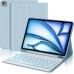 Чохол-клавіатура JADEMALL для iPad Air 11 (M3/M2 2025/2024), небесно-блакитний (3109) № 