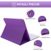Чохол-клавіатура JADEMALL з тачпадом для iPad 9-го/8-го/7-го покоління 10,2 дюймів, фіолетовий (3095) № 4