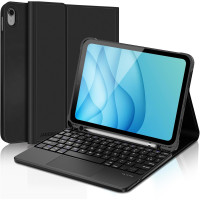 Чохол-клавіатура з трекпадом для iPad 10/11-го покоління 2024/2025 A16, чорний (3082)