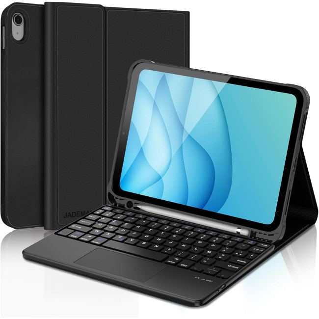 Чохол-клавіатура з трекпадом для iPad 10/11-го покоління 2024/2025 A16, чорний (3082)